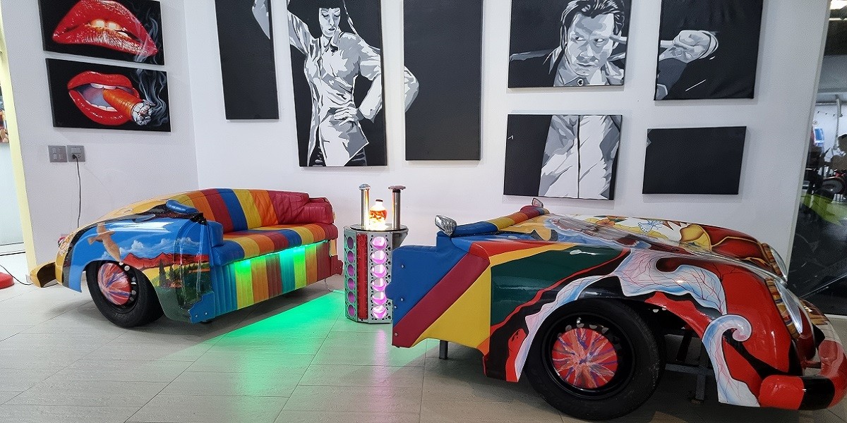 Porsche 356 Janis Joplin sofa